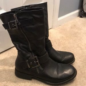 Black Motorcycle Boots